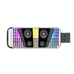 Loudspeakers - Transparent Portable Usb Flash (one Side) by Valentinaart