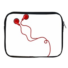 Earphones  Apple Ipad 2/3/4 Zipper Cases by Valentinaart