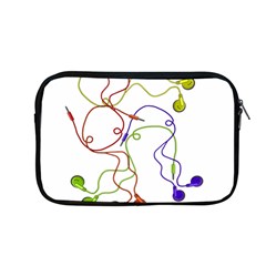 Colorful Earphones  Apple Macbook Pro 13  Zipper Case by Valentinaart