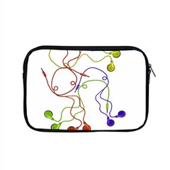 Colorful Earphones  Apple Macbook Pro 15  Zipper Case by Valentinaart