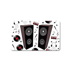 Loud Music Magnet (name Card) by Valentinaart