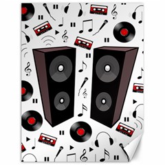 Loud Music Canvas 12  X 16   by Valentinaart