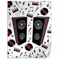 Loud Music Canvas 18  X 24   by Valentinaart