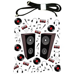 Loud Music Shoulder Sling Bags by Valentinaart