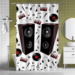 Loud Music Shower Curtain 48  X 72  (small)  by Valentinaart