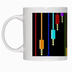 Plug In White Mugs by Valentinaart