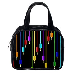 Plug In Classic Handbags (one Side) by Valentinaart