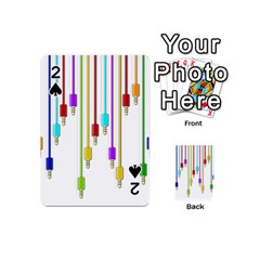 Plug In Playing Cards 54 (mini)  by Valentinaart