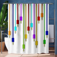 Plug In Shower Curtain 60  X 72  (medium)  by Valentinaart