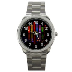 Energy Of The Sound Sport Metal Watch by Valentinaart