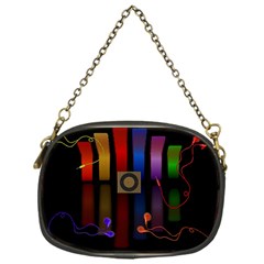 Energy Of The Sound Chain Purses (one Side)  by Valentinaart