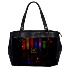 Energy Of The Sound Office Handbags by Valentinaart