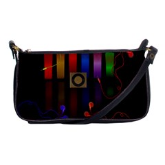 Energy Of The Sound Shoulder Clutch Bags