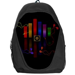 Energy Of The Sound Backpack Bag by Valentinaart