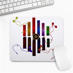 Energy Of The Sound Large Mousepads by Valentinaart