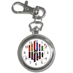 Energy Of The Sound Key Chain Watches by Valentinaart