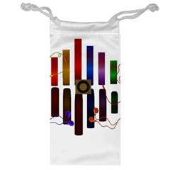 Energy Of The Sound Jewelry Bag by Valentinaart