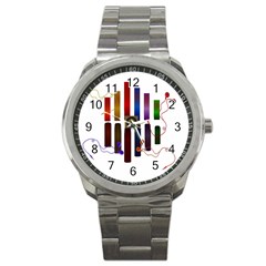 Energy Of The Sound Sport Metal Watch by Valentinaart