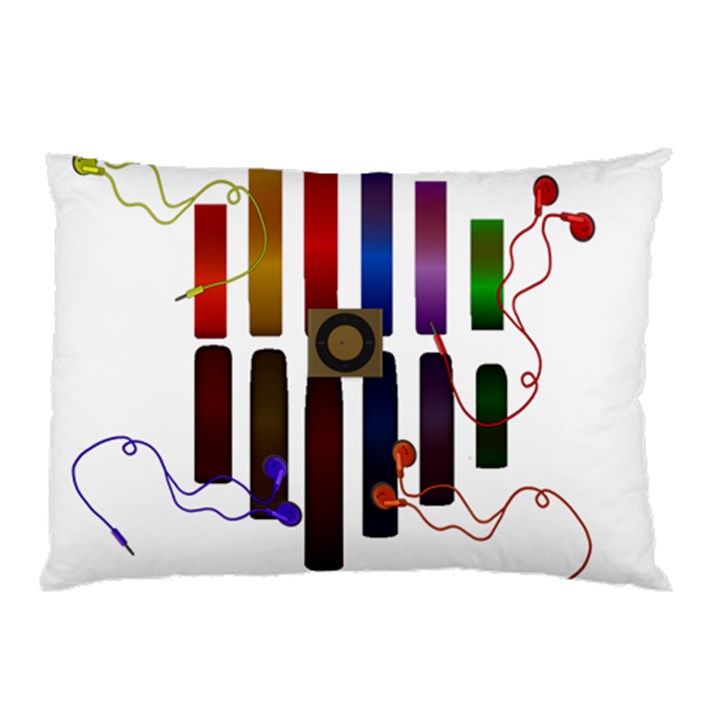 Energy of the sound Pillow Case