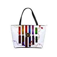 Energy Of The Sound Shoulder Handbags by Valentinaart