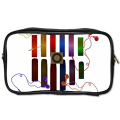 Energy Of The Sound Toiletries Bags by Valentinaart