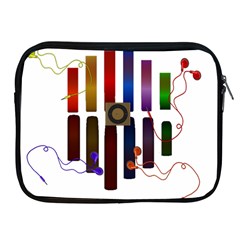 Energy Of The Sound Apple Ipad 2/3/4 Zipper Cases by Valentinaart