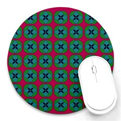 Geometric Patterns Round Mousepads