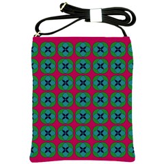 Geometric Patterns Shoulder Sling Bags by Nexatart