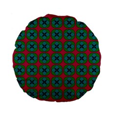 Geometric Patterns Standard 15  Premium Flano Round Cushions