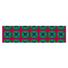 Geometric Patterns Satin Scarf (Oblong)