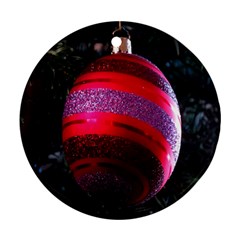 Glass Ball Decorated Beautiful Red Ornament (round) by Nexatart