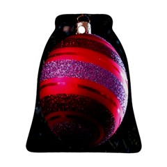 Glass Ball Decorated Beautiful Red Ornament (bell) by Nexatart