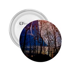 Full Moon Forest Night Darkness 2 25  Buttons by Nexatart