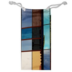 Glass Facade Colorful Architecture Jewelry Bag by Nexatart