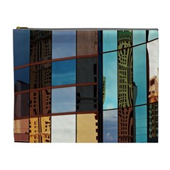 Glass Facade Colorful Architecture Cosmetic Bag (xl) by Nexatart