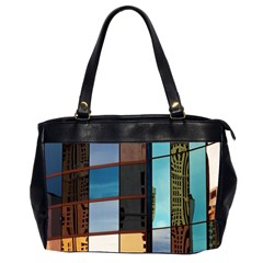 Glass Facade Colorful Architecture Office Handbags (2 Sides)  by Nexatart