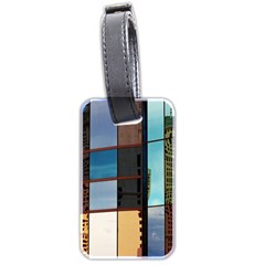 Glass Facade Colorful Architecture Luggage Tags (two Sides) by Nexatart