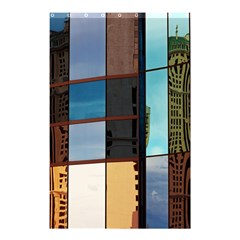 Glass Facade Colorful Architecture Shower Curtain 48  X 72  (small)  by Nexatart