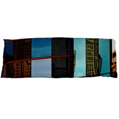 Glass Facade Colorful Architecture Body Pillow Case (dakimakura) by Nexatart