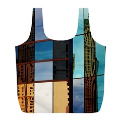 Glass Facade Colorful Architecture Full Print Recycle Bags (l)  by Nexatart