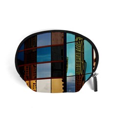 Glass Facade Colorful Architecture Accessory Pouches (small) 