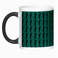 Golf Golfer Background Silhouette Morph Mugs by Nexatart