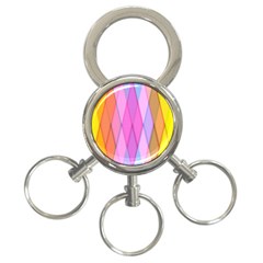 Graphics Colorful Color Wallpaper 3-ring Key Chains by Nexatart