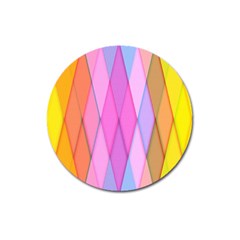 Graphics Colorful Color Wallpaper Magnet 3  (round) by Nexatart