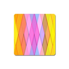 Graphics Colorful Color Wallpaper Square Magnet