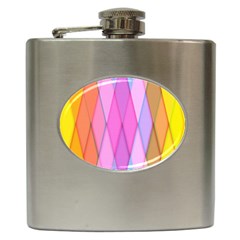 Graphics Colorful Color Wallpaper Hip Flask (6 Oz) by Nexatart