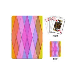 Graphics Colorful Color Wallpaper Playing Cards (mini)  by Nexatart