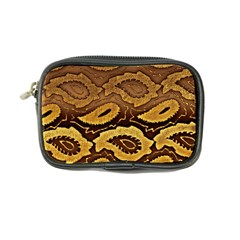 Golden Patterned Paper Coin Purse by Nexatart