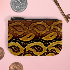 Golden Patterned Paper Mini Coin Purses by Nexatart