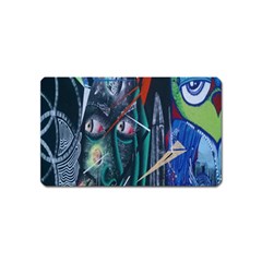 Graffiti Art Urban Design Paint Magnet (name Card) by Nexatart